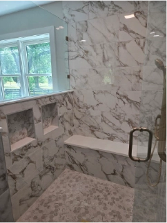 Bathroom renovation finished view 4